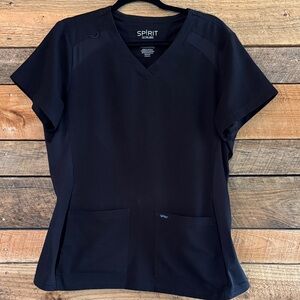 Spirit Scrubs Black Size L in EUC